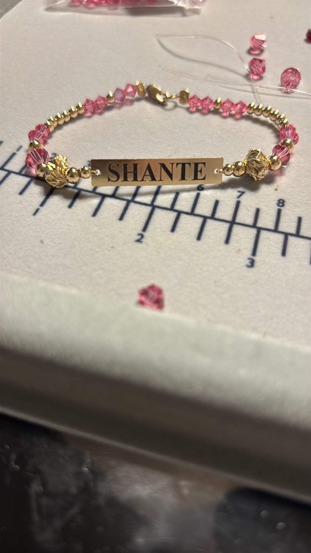 Engraved Bar Bracelet