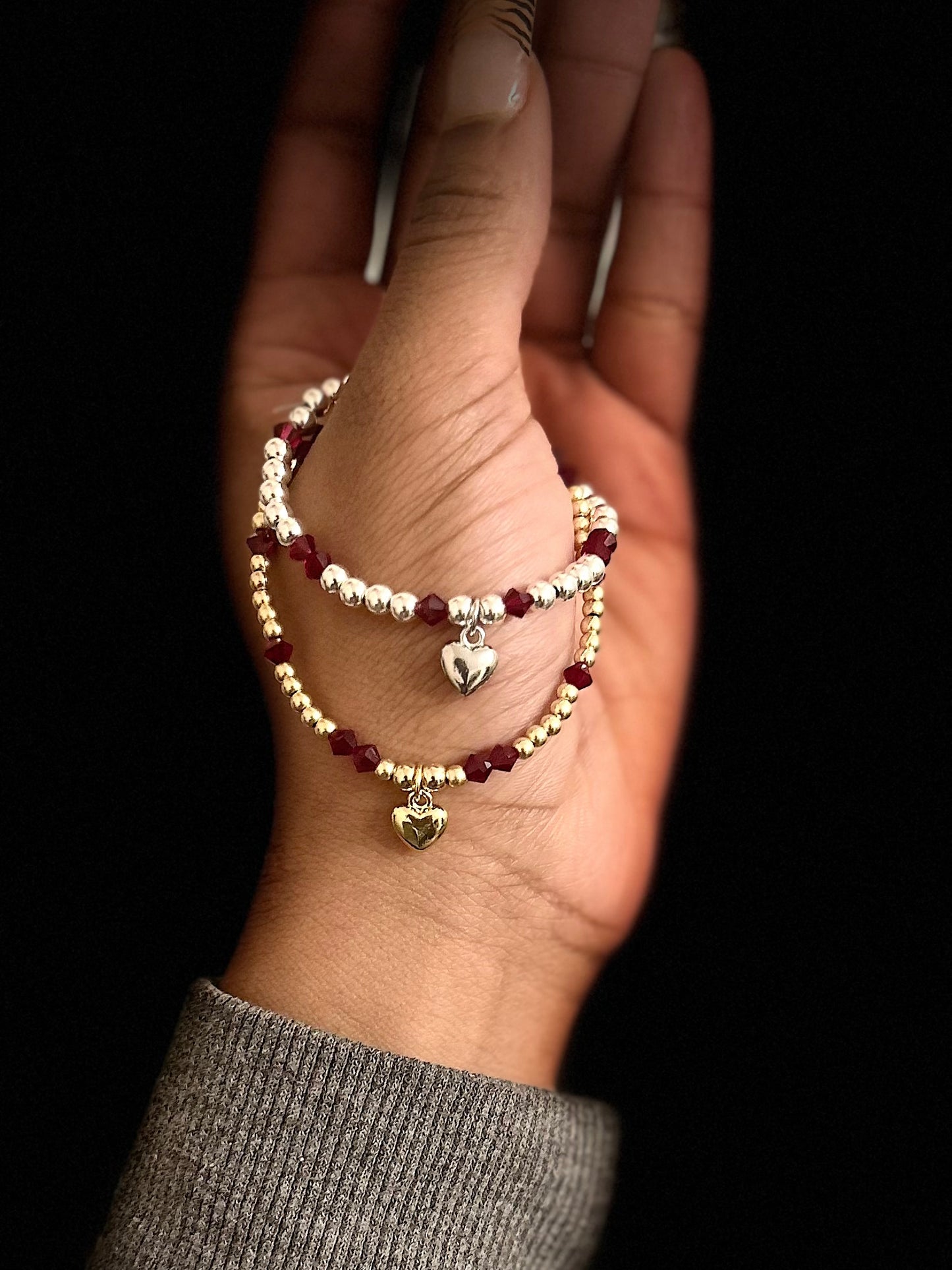 Heart Charm Bracelet