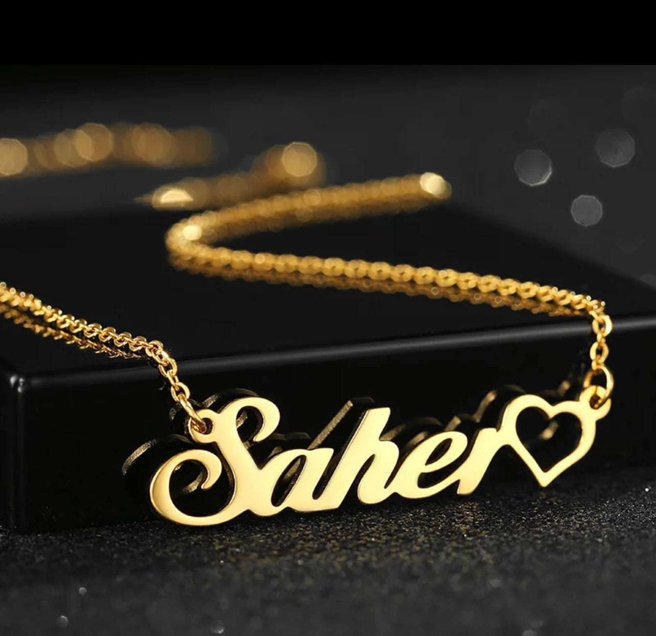 Saher Love Nameplate