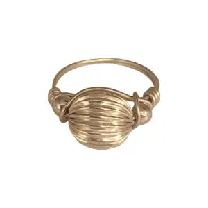 Gold Ball Ring